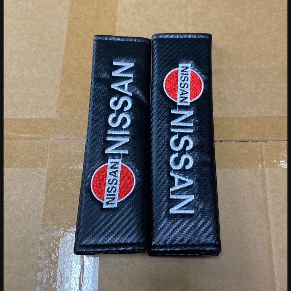 Nissan Black Seat Belt Covers
